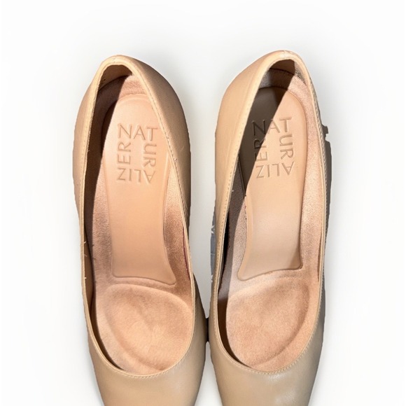 Naturalizer Womens Michelle Taupe Leather Pumps Shoes US Size 6.5 M, EU 36.5 - Picture 3 of 10